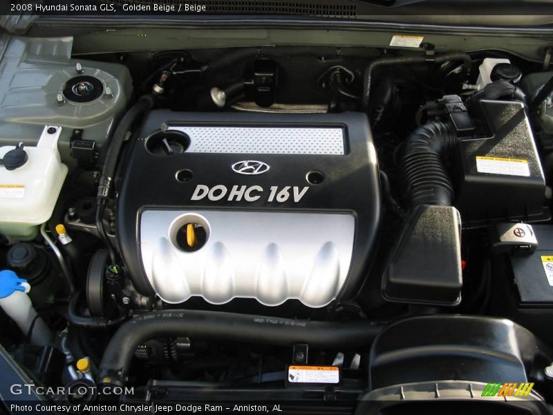 Golden Beige / Beige 2008 Hyundai Sonata GLS