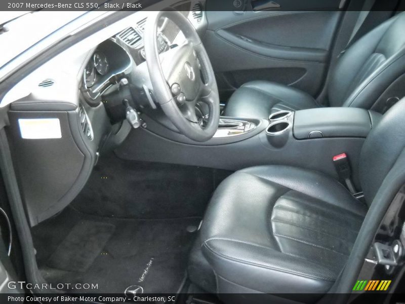 Black / Black 2007 Mercedes-Benz CLS 550