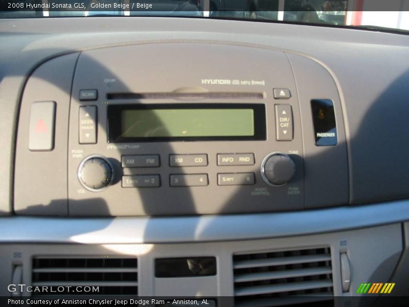 Golden Beige / Beige 2008 Hyundai Sonata GLS