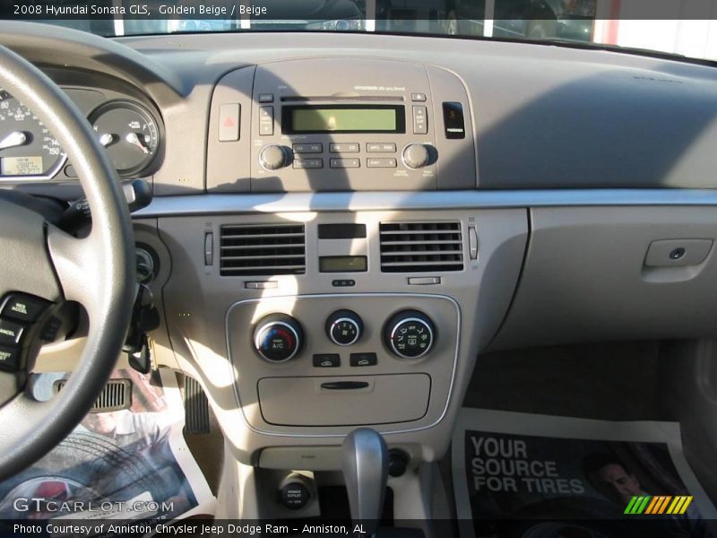 Golden Beige / Beige 2008 Hyundai Sonata GLS