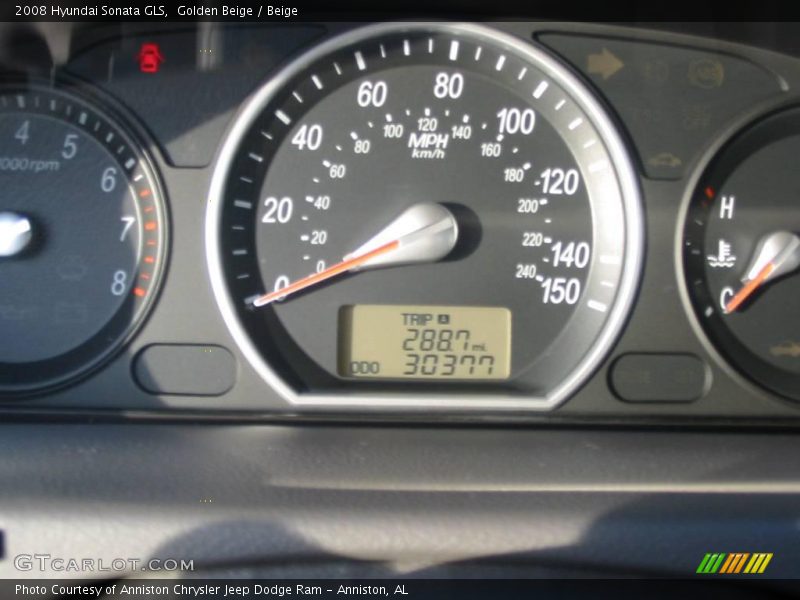 Golden Beige / Beige 2008 Hyundai Sonata GLS
