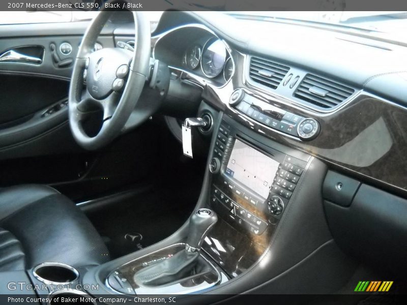 Black / Black 2007 Mercedes-Benz CLS 550