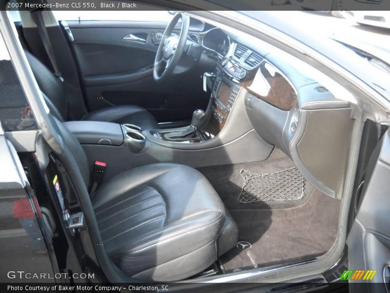 Black / Black 2007 Mercedes-Benz CLS 550