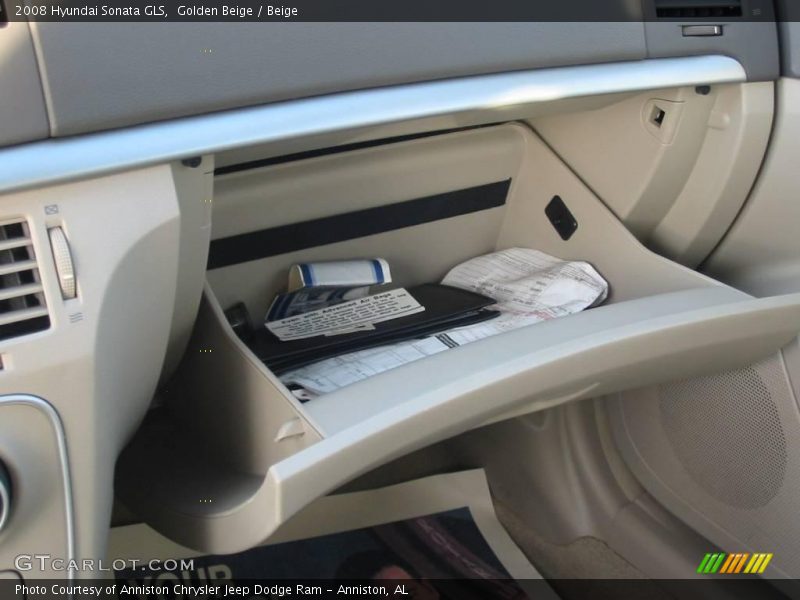 Golden Beige / Beige 2008 Hyundai Sonata GLS