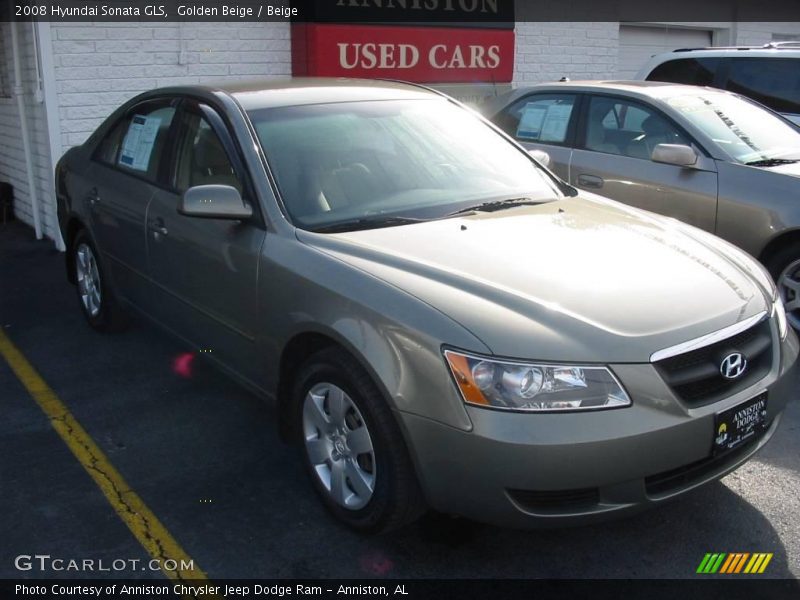 Golden Beige / Beige 2008 Hyundai Sonata GLS