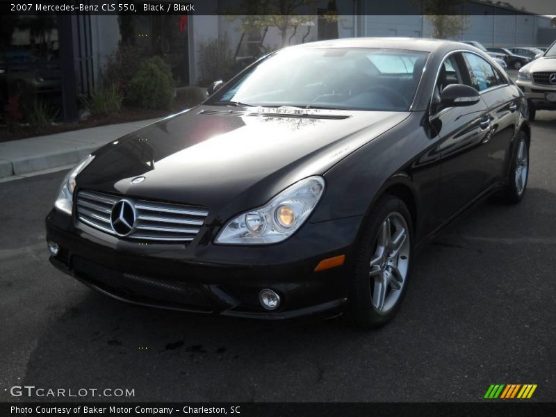 Black / Black 2007 Mercedes-Benz CLS 550