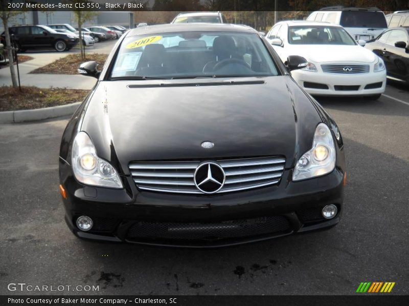 Black / Black 2007 Mercedes-Benz CLS 550