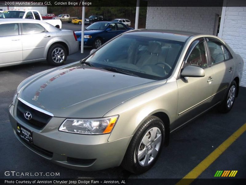 Golden Beige / Beige 2008 Hyundai Sonata GLS
