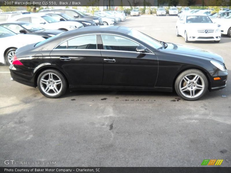 Black / Black 2007 Mercedes-Benz CLS 550