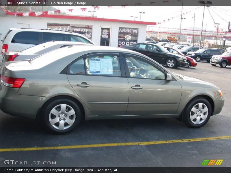 Golden Beige / Beige 2008 Hyundai Sonata GLS