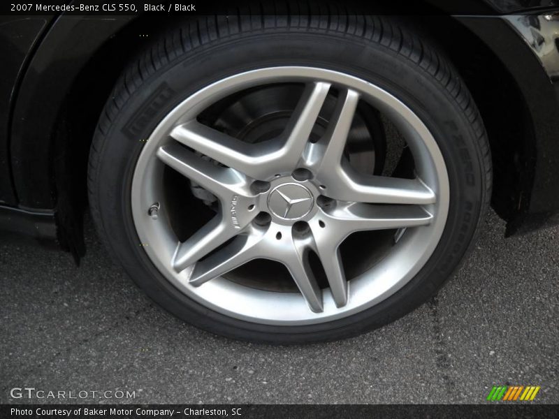 Black / Black 2007 Mercedes-Benz CLS 550