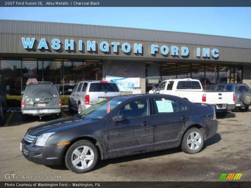 Alloy Metallic / Charcoal Black 2007 Ford Fusion SE