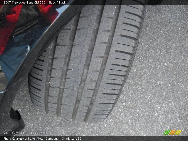 Black / Black 2007 Mercedes-Benz CLS 550