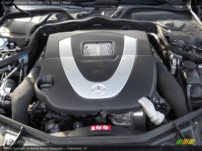 Black / Black 2007 Mercedes-Benz CLS 550