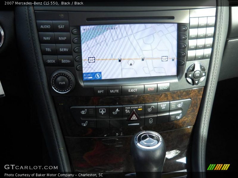 Black / Black 2007 Mercedes-Benz CLS 550