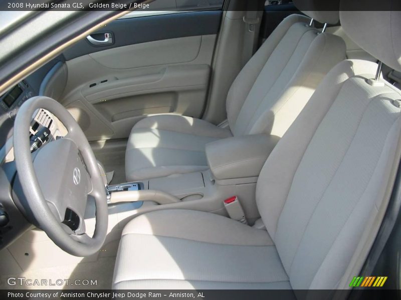 Golden Beige / Beige 2008 Hyundai Sonata GLS