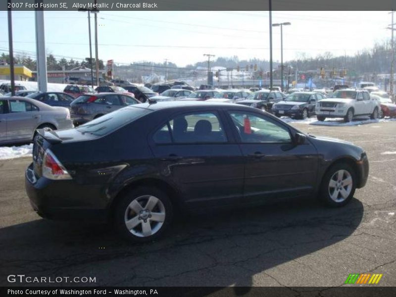 Alloy Metallic / Charcoal Black 2007 Ford Fusion SE