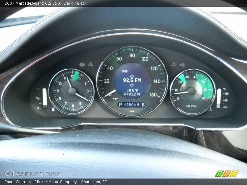 Black / Black 2007 Mercedes-Benz CLS 550