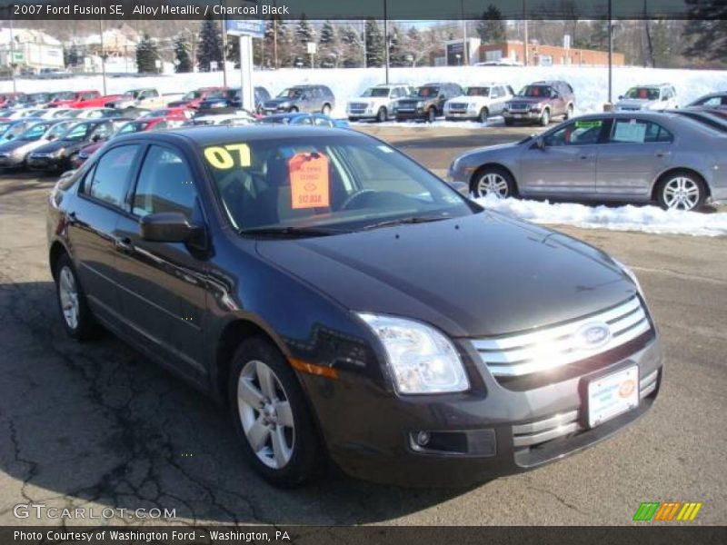 Alloy Metallic / Charcoal Black 2007 Ford Fusion SE