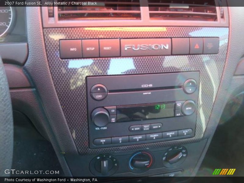 Alloy Metallic / Charcoal Black 2007 Ford Fusion SE