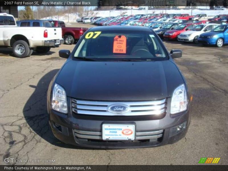 Alloy Metallic / Charcoal Black 2007 Ford Fusion SE