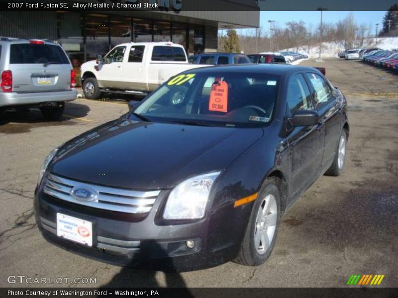 Alloy Metallic / Charcoal Black 2007 Ford Fusion SE