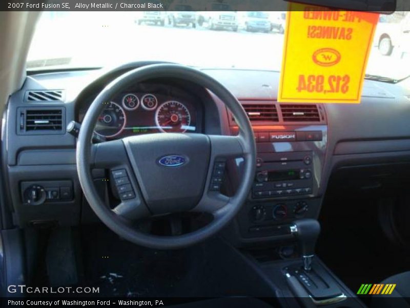 Alloy Metallic / Charcoal Black 2007 Ford Fusion SE