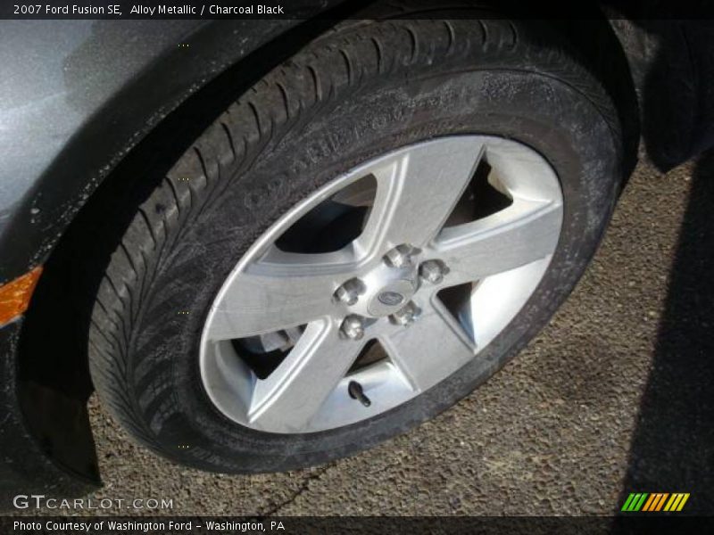 Alloy Metallic / Charcoal Black 2007 Ford Fusion SE