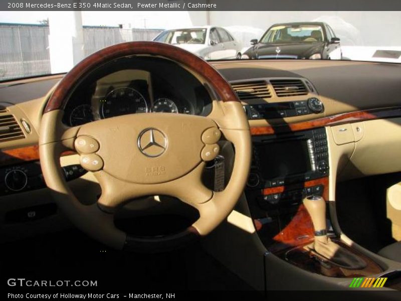 Pewter Metallic / Cashmere 2008 Mercedes-Benz E 350 4Matic Sedan