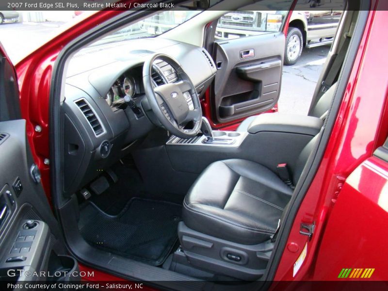 Redfire Metallic / Charcoal Black 2007 Ford Edge SEL Plus