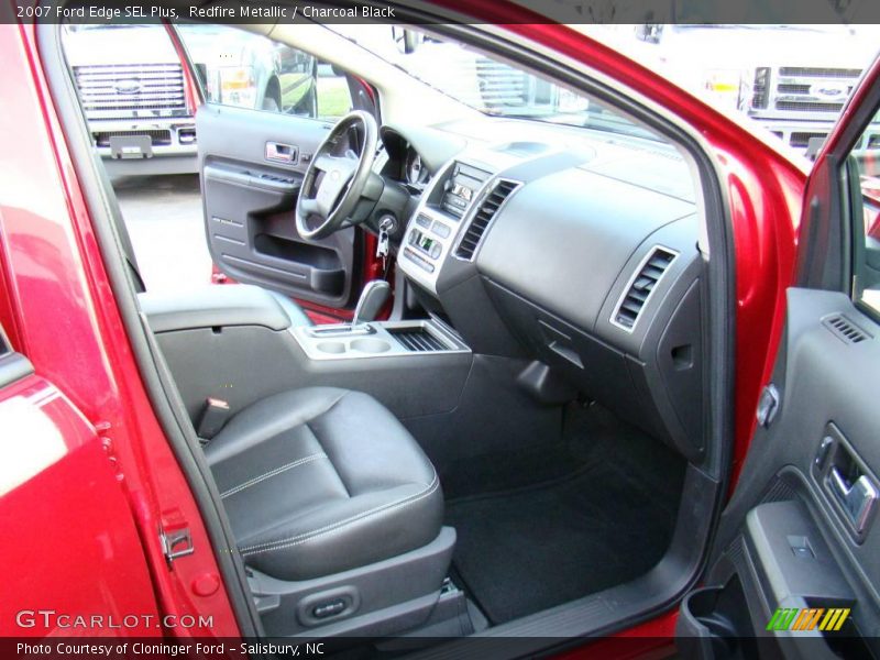 Redfire Metallic / Charcoal Black 2007 Ford Edge SEL Plus