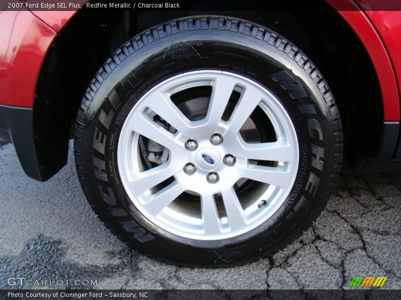 Redfire Metallic / Charcoal Black 2007 Ford Edge SEL Plus