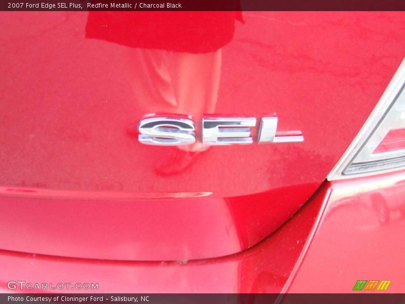 Redfire Metallic / Charcoal Black 2007 Ford Edge SEL Plus