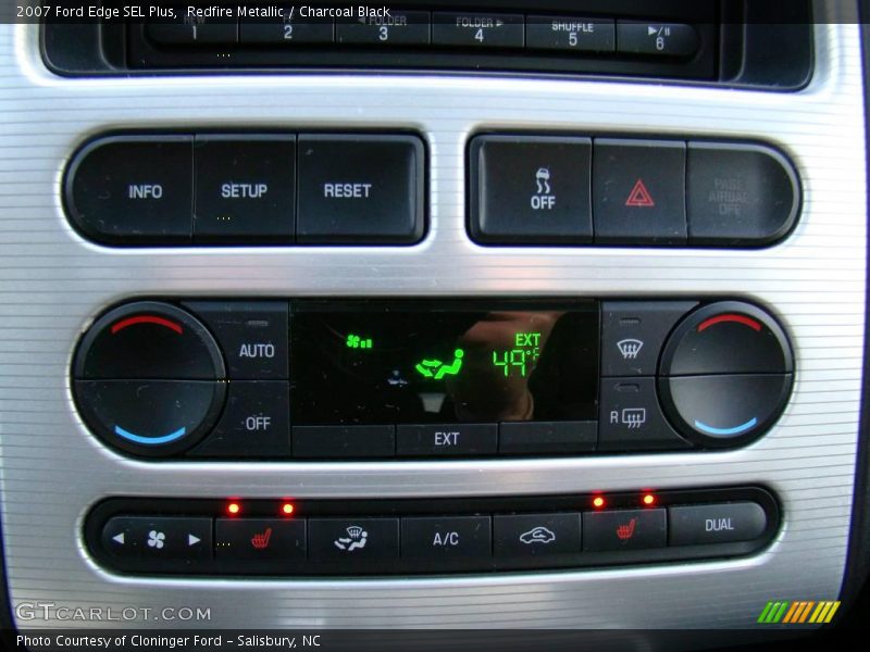Redfire Metallic / Charcoal Black 2007 Ford Edge SEL Plus