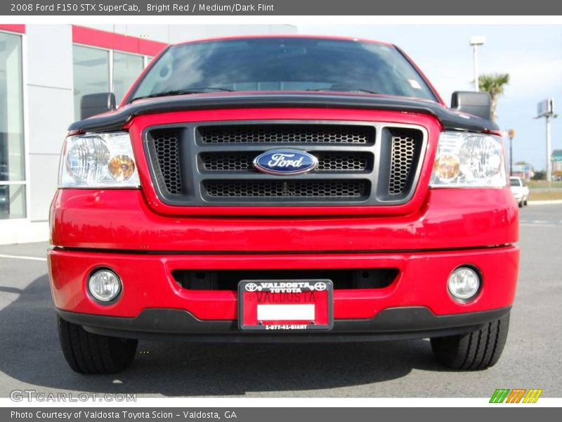 Bright Red / Medium/Dark Flint 2008 Ford F150 STX SuperCab