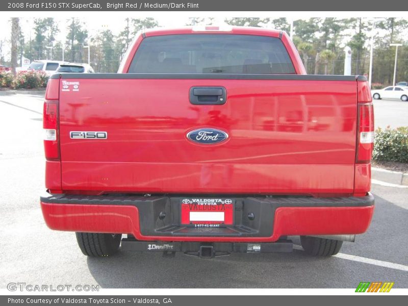 Bright Red / Medium/Dark Flint 2008 Ford F150 STX SuperCab