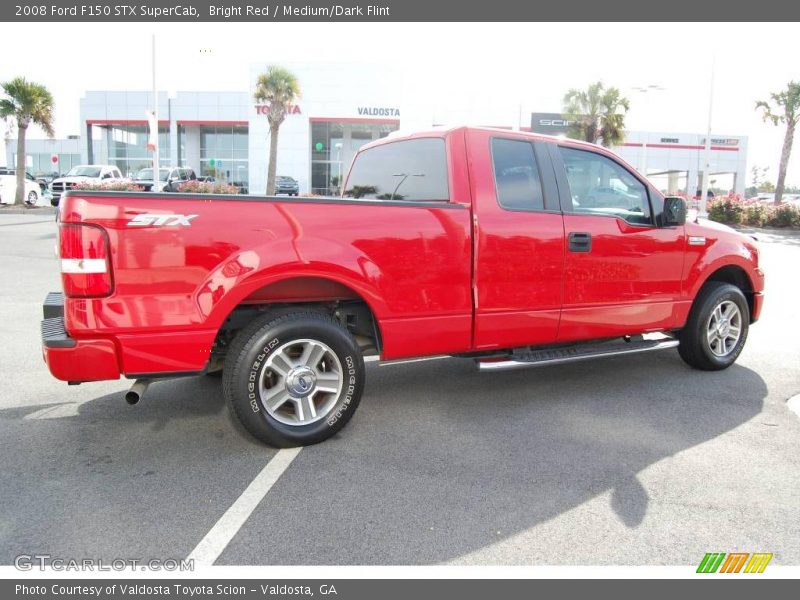 Bright Red / Medium/Dark Flint 2008 Ford F150 STX SuperCab
