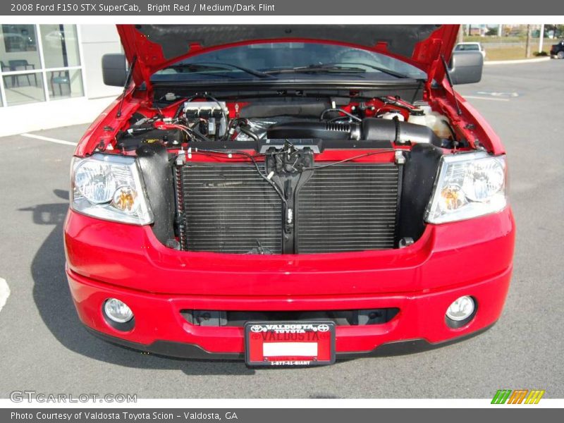 Bright Red / Medium/Dark Flint 2008 Ford F150 STX SuperCab