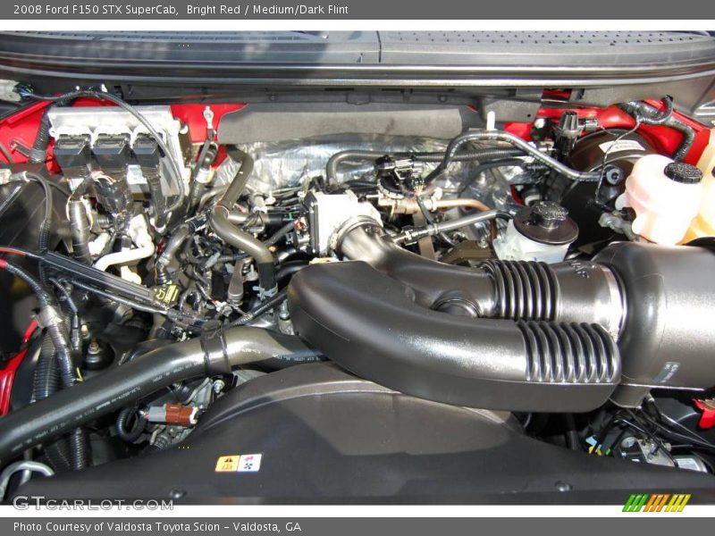 Bright Red / Medium/Dark Flint 2008 Ford F150 STX SuperCab