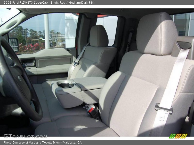 Bright Red / Medium/Dark Flint 2008 Ford F150 STX SuperCab