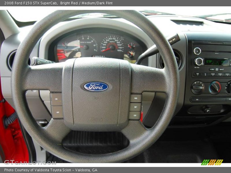 Bright Red / Medium/Dark Flint 2008 Ford F150 STX SuperCab