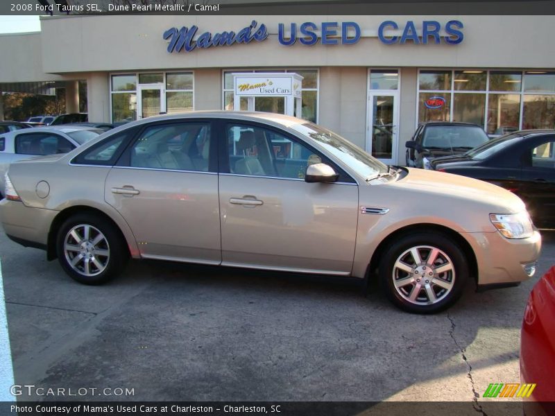 Dune Pearl Metallic / Camel 2008 Ford Taurus SEL