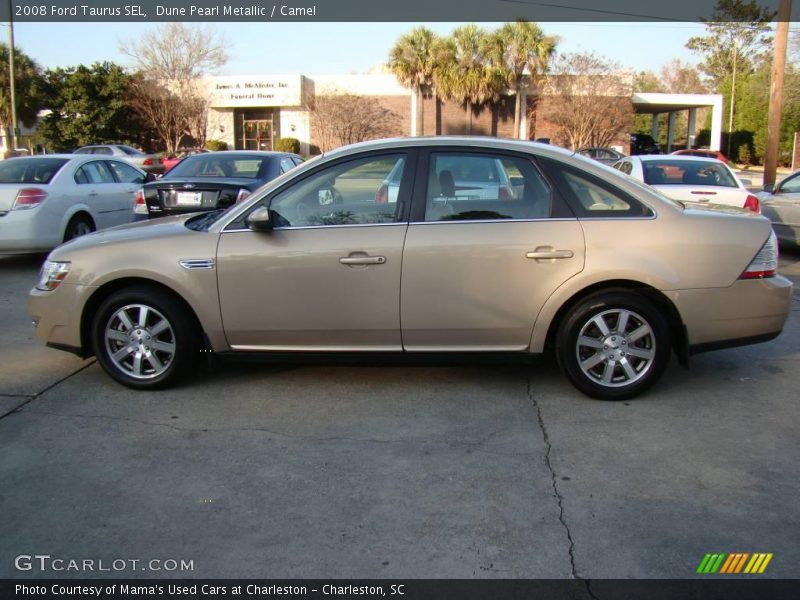 Dune Pearl Metallic / Camel 2008 Ford Taurus SEL