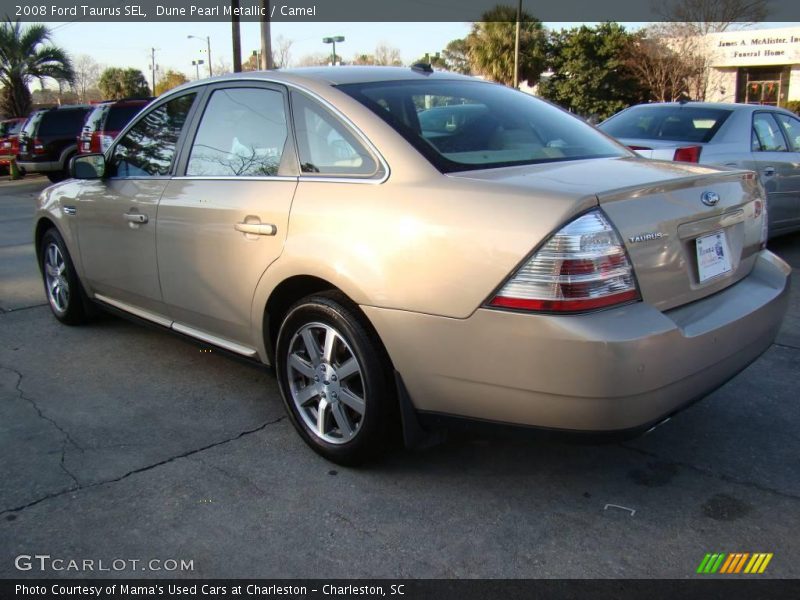 Dune Pearl Metallic / Camel 2008 Ford Taurus SEL