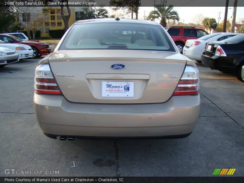 Dune Pearl Metallic / Camel 2008 Ford Taurus SEL