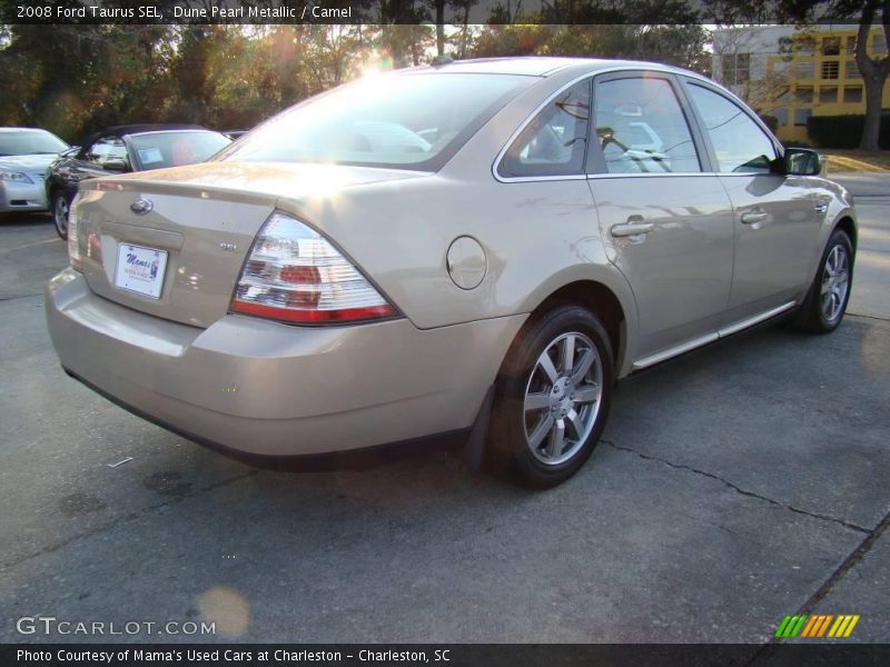 Dune Pearl Metallic / Camel 2008 Ford Taurus SEL