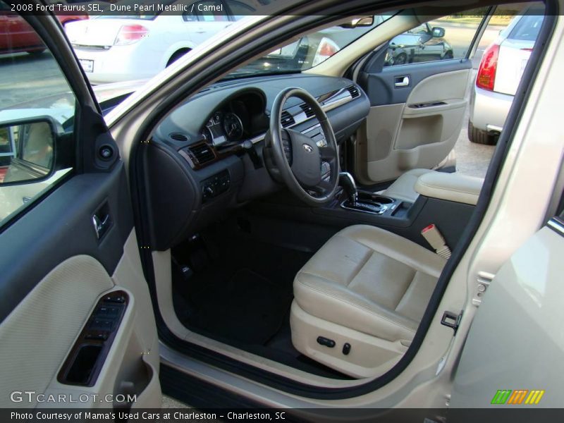 Dune Pearl Metallic / Camel 2008 Ford Taurus SEL