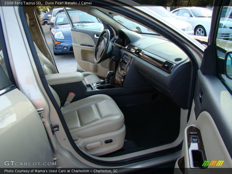Dune Pearl Metallic / Camel 2008 Ford Taurus SEL