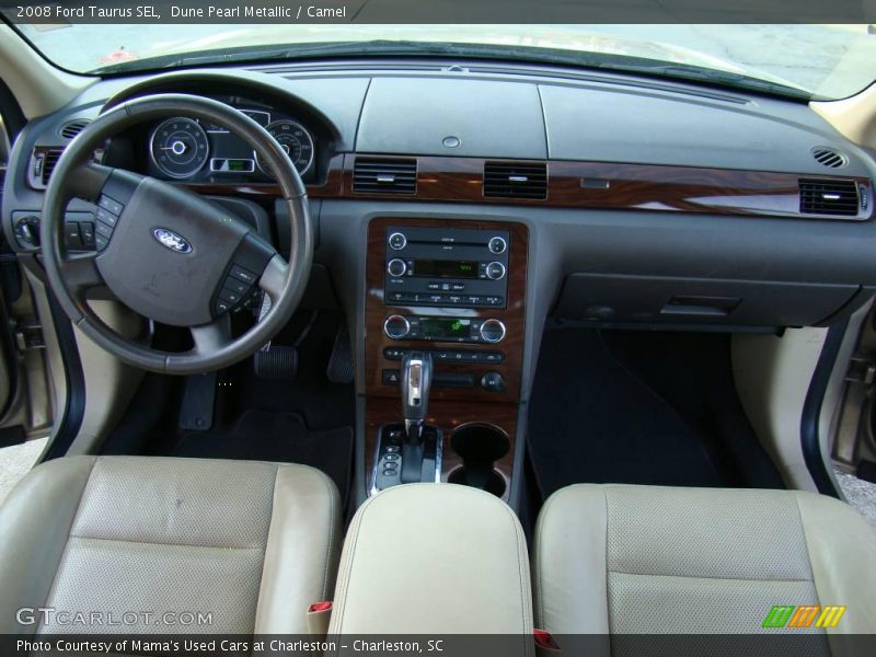 Dune Pearl Metallic / Camel 2008 Ford Taurus SEL