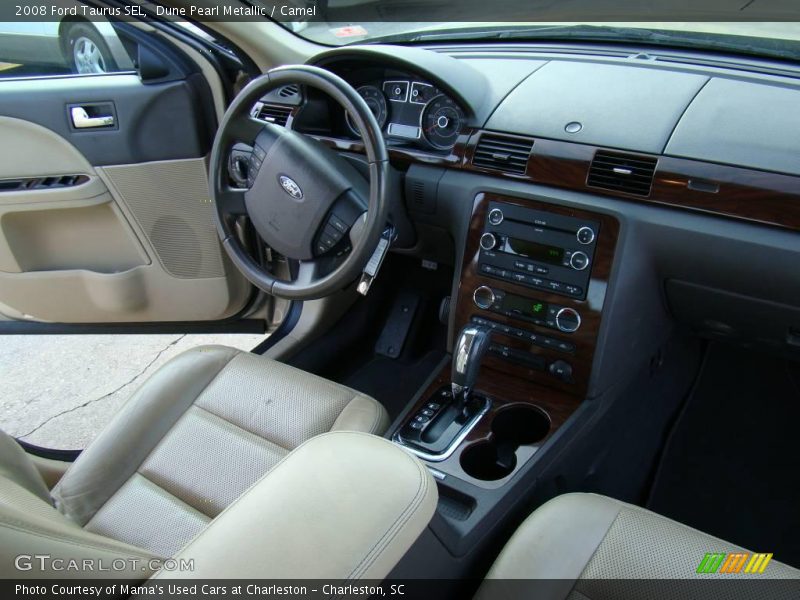 Dune Pearl Metallic / Camel 2008 Ford Taurus SEL